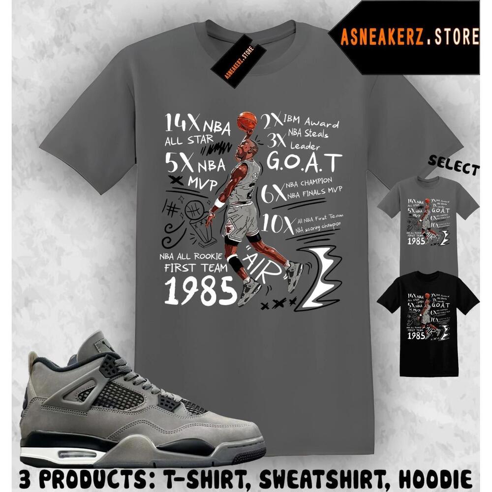 Shirt To Match Aj 4 Cave Stone Matching Tee Mj 23 Accolades T-Shirt